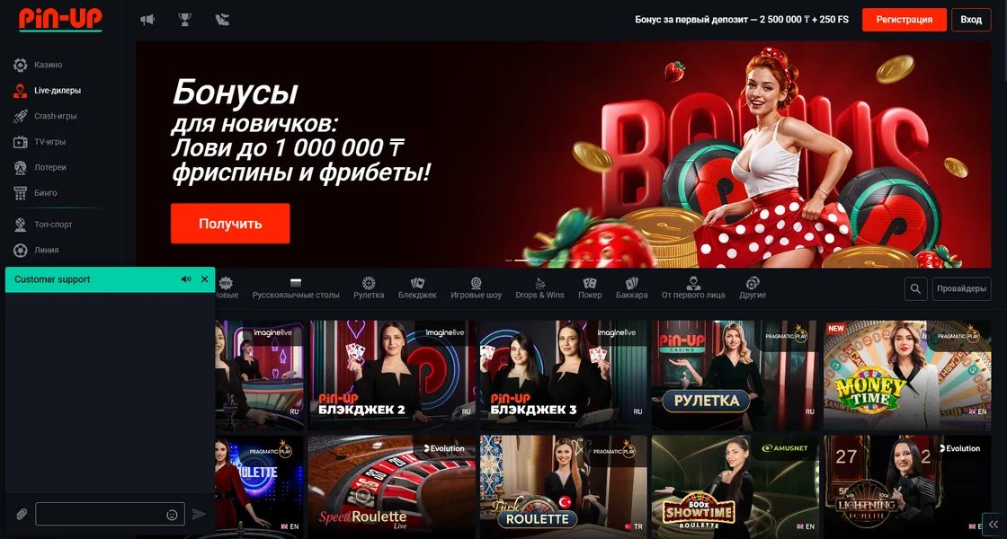 Поддержка пользователей и отзывы Пин Ап